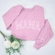 thumbnail image 2 of Sudaderas Penkiiy Mama para mujer Sudadera de cuello crewneck de gran tamaño holgada Suéter de manga larga para el Día de la Madre XL Rosa, 2 of 9