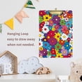 thumbnail image 4 of FORMRS Acrylic Clipboard with Low Profile Clip Standard A4 Letter Size, 12.5" x 9", Whimsical Floral, 4 of 8