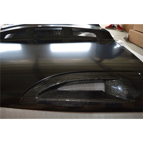 1 Pair Hood Side Vent Cover Trim Avenger Style Hood For Jeep Wrangler JK 2007-2017