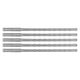 thumbnail image 2 of 5PCS Impact Drill Bits with Carbide Tip Rotary Hammer Bit 2 Flute Spiral Bits for Brick Concrete 210mm 8mm / 0.31in, 2 of 5