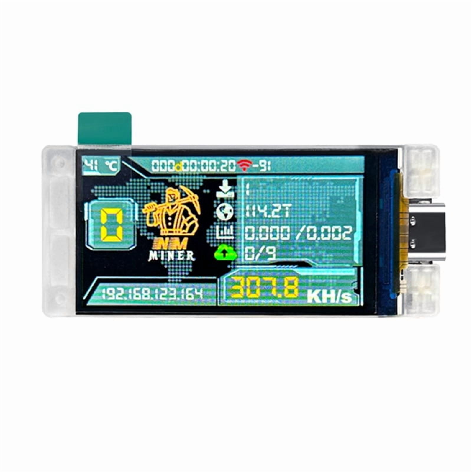 NMMiner Miner 265kH/S+NerdMiner V2 307KH/S USB Chain Crypto Miner BTC Solo  Lottery Min y5474 - Walmart.com