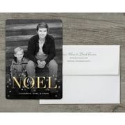 Noel - Deluxe 5x7 Personalized Holiday Religious Holiday Card