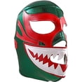 thumbnail image 1 of Mil Mascaras SHARK Juvenil Lucha Libre Máscara de Lucha Libre (Niños - Ajuste) 8 a 11 años Make It Count Make It Count, 1 of 2