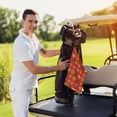 thumbnail image 6 of Easygdp Flower Hearts Golf Towel 24x16in for Men and Women with Carabiner Clip for Easy Attachment, 6 of 8