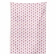 thumbnail image 2 of Romantic Tablecloth, Valentine's Day Heart Shaped Balloons Celebration Birthday Theme, Rectangle Satin Table Cover Accent for Dining Room and Kitchen, 60" X 90", Pink and White, by Ambesonne, 2 of 2