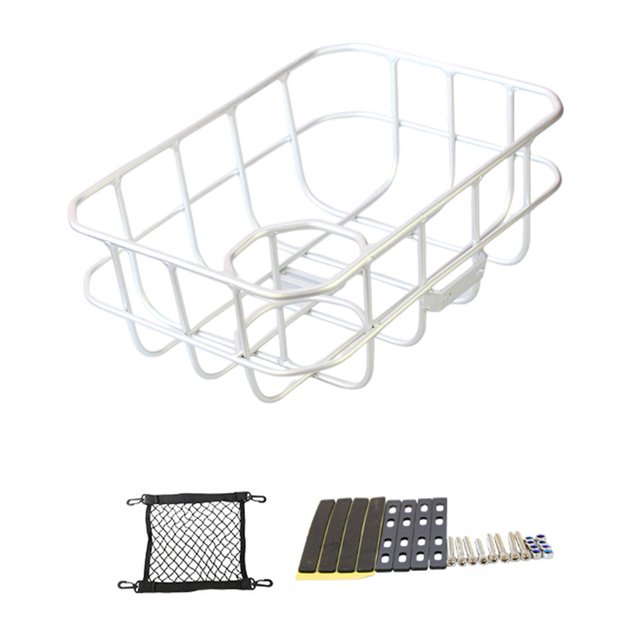 Panier avant de Vélo avec Porte-Bouteille en Aluminium Capacité de Charge Élevée