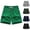 Green, variant on PUMISAS Sports Shorts For Men Comfortable Exercise Sweatpants Athleisure Solid Color Shorts Elastic Drawstring Waist Pants With Pockets