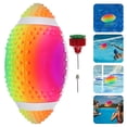 thumbnail image 3 of EeaseCA Underwater Rugby Toy Bright Color Pool Ball Toy Children Swimming Ball Toy Summer Beach Toy, 3 of 7