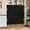 Black, variant on Swinging Doors Cafe Doors, Interior Wood Swing Door, Saloon Cafe Doors, Auto Close Swinging barn Door Swinging Door, Bar Porch Entrance Counter (Black, 35.43 * 35.43in)