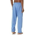 thumbnail image 3 of Hanes Men's Cotton Woven Pajama Pant, Solid Blue, Medium, 3 of 3