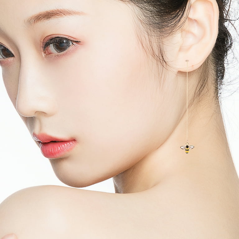Bee threader earrings deals