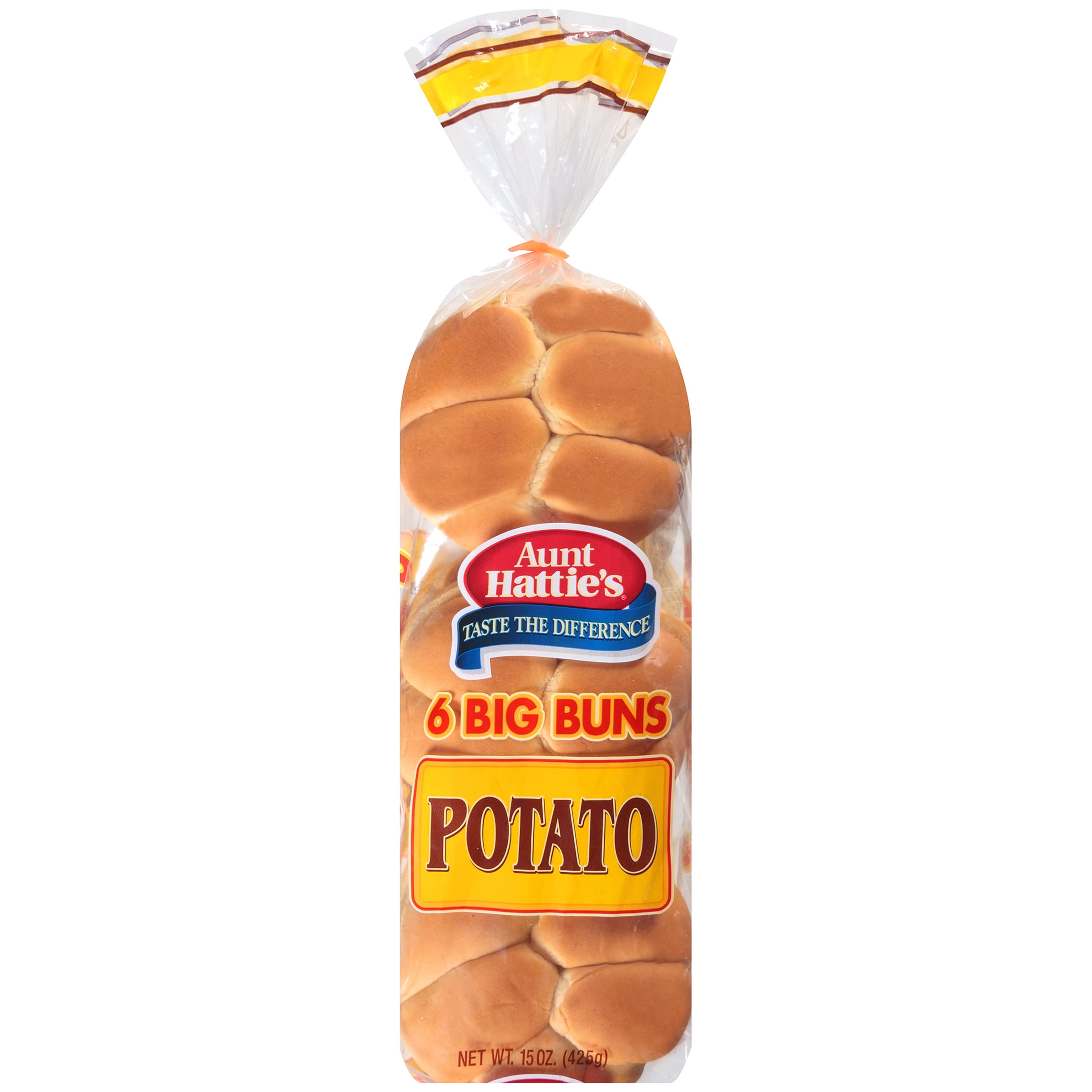 Aunt Hattie's® Big Potato Buns 6 ct Bag