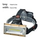 thumbnail image 4 of Cateissary Linterna frontal impermeable portátil recargable linterna frontal ajustable lámpara de cabeza nocturna para acampar al aire libre Iluminación y accesorios con 3 baterías, 4 of 6