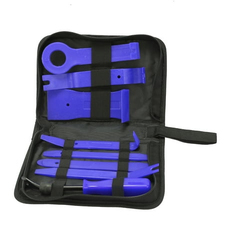 Plastic Rivet Removal Tool 8pcs/set Trim Removal Tool Set Hard Plastics Auto Car Interior Dash Radio Audio Repairing Tools Door Clip Panel Trim Open Removal Tools ()