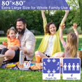 thumbnail image 2 of Manta de picnic ALLBFENG grande resistente al agua para camping y actividades al aire libre, 2 of 7