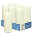 thumbnail image 1 of HYOOLA Ivory Pillar Candles 3x7 Inch - Unscented Pillar Candles - 6-Pack - European Made, 1 of 8