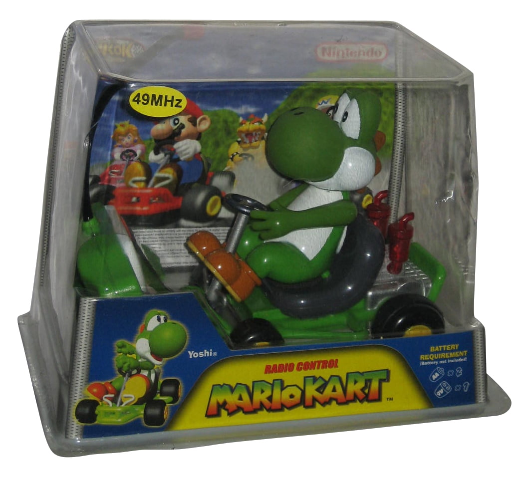Nintendo Super Mario Kart (2004) Nkok 49MHz Radio Control Yoshi Toy Car