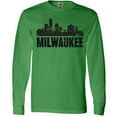 thumbnail image 3 of Inktastic Milwaukee Skyline Grunge Long Sleeve T-Shirt, 3 of 5