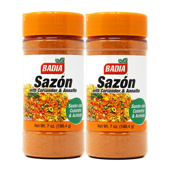 Badia Sazon with Coriander & Annatto, 7 oz - Palatize Pack of 2