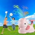 thumbnail image 4 of XUFLVPSEF Outdoor Stomp Flying Disc Launcher Toys for Kids Ages 3 4 5 6 7 8 9 10, Elephant Butterfly Catching Game, Outside Yard Activities Chasing Toy, Outdoor Birthday for 3-8 Year Old Boys Girls, 4 of 9