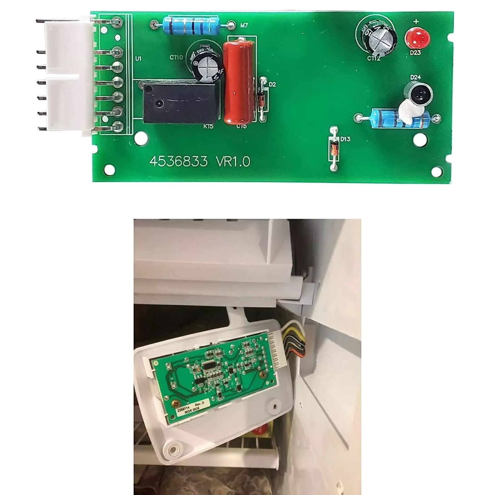 GUYUTING Ice Maker Repair Kit for Whirlpool Compatible Brands Superior Quality Easy to Install