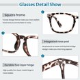 thumbnail image 4 of Cyxus Lentes para Computadora Hombres y Mujeres Lente Antireflejant Bloqueo Antifatiga Anteojos Cyxus Style, 4 of 4