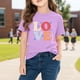 thumbnail image 5 of Blusas y camisas de manga corta con cuello redondo para niños y niñas, camisetas gráficas de manga corta, blusas con estampados bonitos para la temporada escolar., 5 of 9