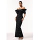 thumbnail image 4 of Vestido Bellabarnetten Tenley Halter con hombros descubiertos, 4 of 6