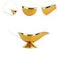 thumbnail image 6 of deevoka Stainless Steel Gravy Boat 10oz Sturdy Gravy Pourer for Milk Gravy Gold, 6 of 9