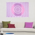 thumbnail image 3 of Multicolor Hippie Mandala Tapestry Poster Multi-styles Indian Wall Hanging Hippie Poster, 40x30 inches, 3 of 5