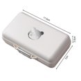 thumbnail image 4 of YAOMOBB Portable Storage Portable Travel Organizer Box Compact Holder with 7 Compartments for Home and Outdoor Use, 4 of 7