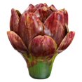 thumbnail image 1 of 1 Pc Waterproof Flowerpot Decor Vivid Simulation Pineapple Head (Wine Red, S), 1 of 8