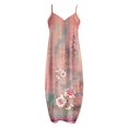 thumbnail image 5 of Robes Maxi pour Femmes Été Robe à Bretelles Spaghetti Grande Taille Décontractée Ample Plage Boho Robe d'Été avec Poches, 5 of 5