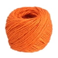 thumbnail image 1 of Cuerda de yute natural Uxcell de 50 metros, cuerda de yute de 2 mm para manualidades, envoltura de regalos, decoración, embalaje, jardinería y colgador de plantas, color naranja, 1 of 6