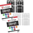 thumbnail image 1 of Non-Abrasive Grip Kit Combo Pack by CatTongue Grips, 26 pcs – Waterproof Non-Slip Grip Tape Kit for Indoor & Outdoor Use - Thousands of Grippy Uses! (Black & Clear), 1 of 6