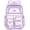 Purple, variant on AO ALI VICTORY Clear Backpack, Bookbags Transparent Stadium Approved Travel Daypack See Through Middle College School Bag Large Laptop Backpack for Women Teens Students(Black)