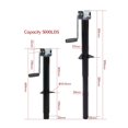 thumbnail image 2 of 5000 Lbs 14 Inch Lift A- Frame Side Wind Trailer Jack Jockey Wheel Stands Corner Steady Camper Parts Caravan Accessories ,RV Tool, 2 of 6