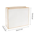 thumbnail image 3 of Unique Bargains 4 Pcs Gift Bags Solid Color Design Gift Packaging Rose Gold Tone White, 3 of 5