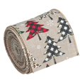 thumbnail image 3 of Apeya Cute Christmas Burlap Ribbon Plaid Snowflake Tree Stocking 2.5 Inch 5 Yards for Wreath Bows Gift Wrapping Holiday DIY Crafts Decoration, 3 of 6