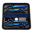 thumbnail image 1 of Set Profesional Tijeras Peluquería Acero Inoxidable + Peine y Estuche, 1 of 5