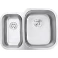 thumbnail image 4 of Ruvati 29-inch Undermount 40/60 Double Bowl 16 Gauge Kitchen Sink, 4 of 20