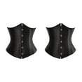 thumbnail image 4 of maskred Vêtements de Forme Corset à Lacets pour Femmes et Confortable Noir M 2Set, 4 of 6