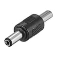thumbnail image 3 of Adaptador de conector macho a macho DC Unique Bargains 5.5mm x 2.5mm Cable Jack Negro 3Pcs, 10, 3 of 3