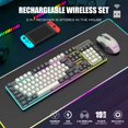 thumbnail image 2 of Combo de teclado y ratón inalámbricos para juegos RedThunder K10 Pro, 2 of 6
