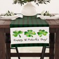 thumbnail image 5 of Table Runner For St Patricks Day Decorations Irish Cover Spring Green Holiday Home Kitchen Centerpiece Decor buy 2 get 3, 5 of 5