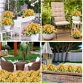 thumbnail image 5 of Zukuco 6/12pcs Artificial Flowers for Outdoors, Fake Flowers Bulk Plastic UV Resistant Faux Flowers Greenery Garden Shrubs Home Patio Porch Decoration, 5 of 6
