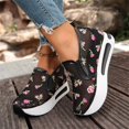 thumbnail image 6 of Effortless Autumn Mesh Embroidered Floral Platform Casual Shoes With Breathable Comfort, 6 of 9
