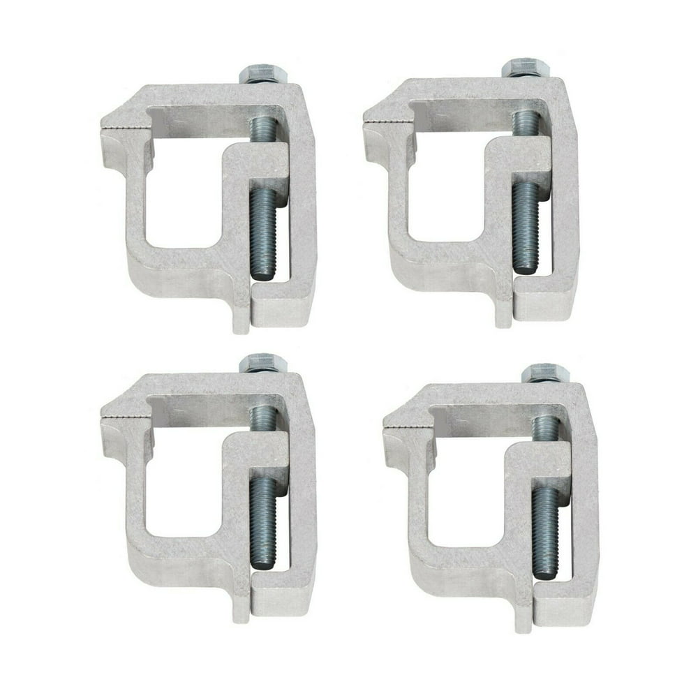4X Truck Cap Topper Camper Shell Clamps Mounting Aluminum Heavy Duty