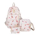 thumbnail image 2 of School Backpack Set for Girls Cute Strawberry Printed Multi Pockets Casual Daypack with Crossbody Bags and Pencil Case, 2 of 9