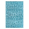 thumbnail image 5 of Unique Loom Paxon Trellis Collection Area Rug - Maeve (6' x 9' Rectangle Teal blue/Ivory), 5 of 7